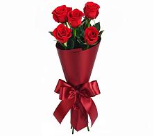 Букет 5 Красных роз Эдлесс Лав в Волот