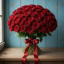 Букет Красные розы Блэк Меджик в Волот