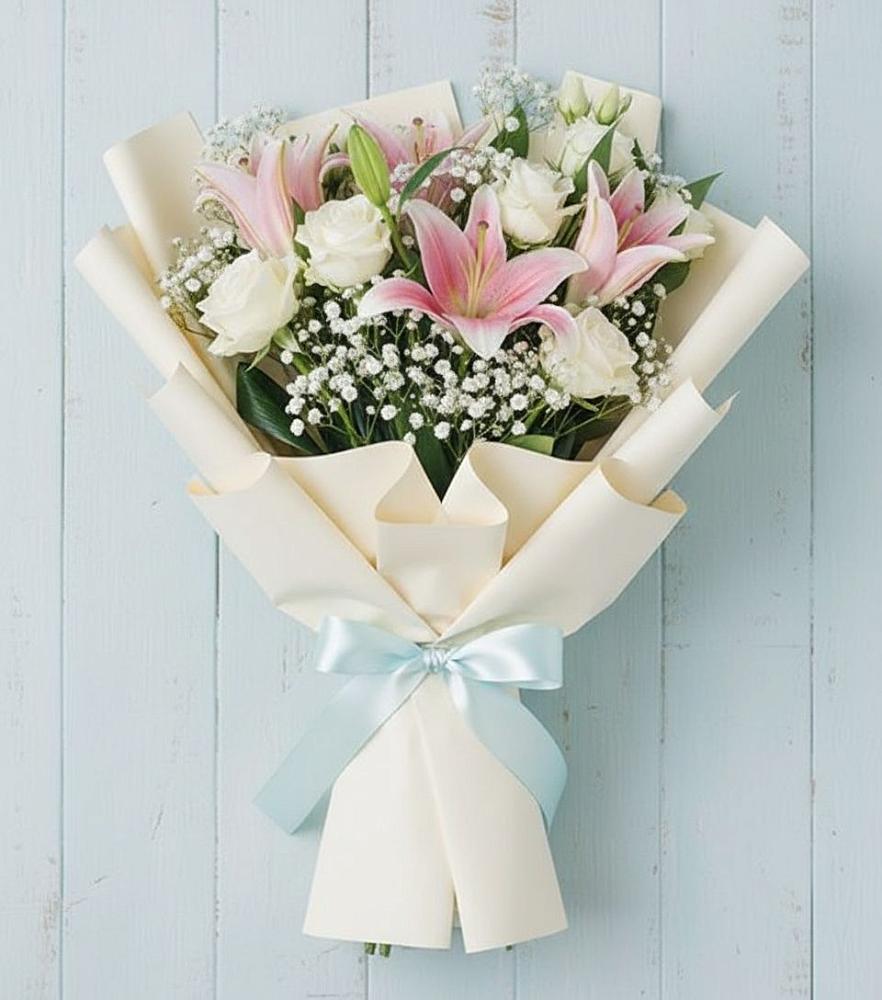 Букет цветов из: Лилии в Волот