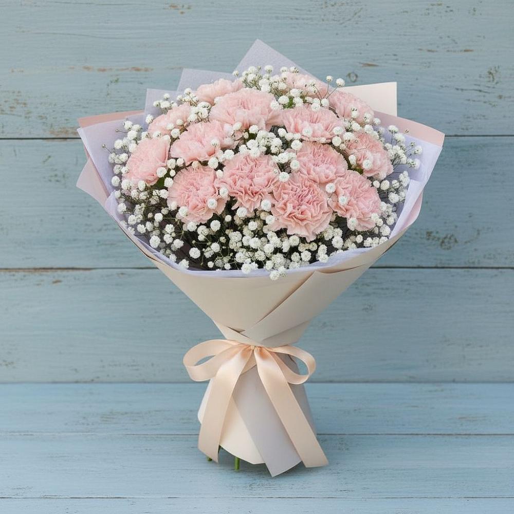 Букет цветов из: Гвоздики в Волот