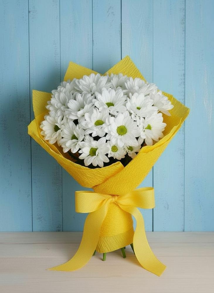 Букет цветов из: Хризантемы в Волот