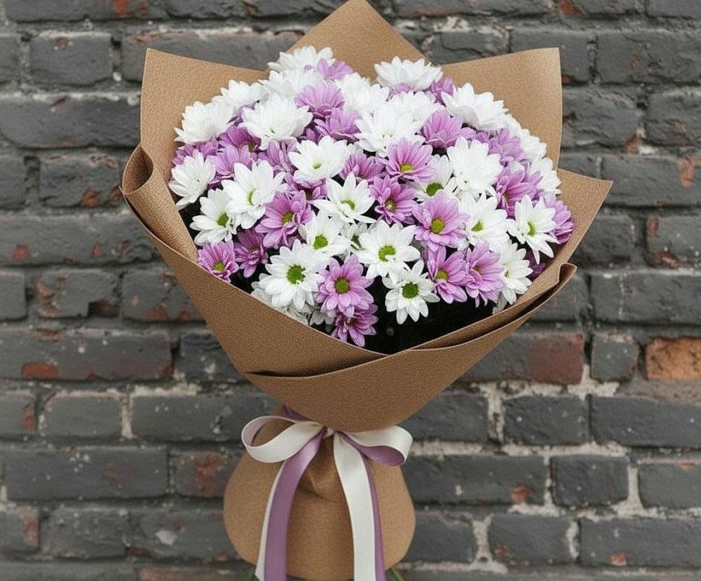 Букет цветов из: Хризантемы в Волот