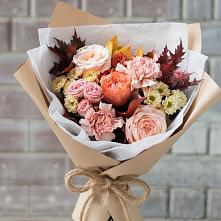 Букет цветов из:  Гвоздики, Хризантемы и Розы #REPLACE_PRED# Волот