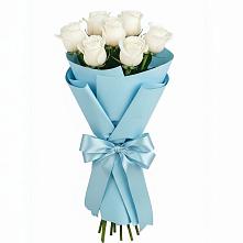 Букет 7 белых роз Проуд в Волот