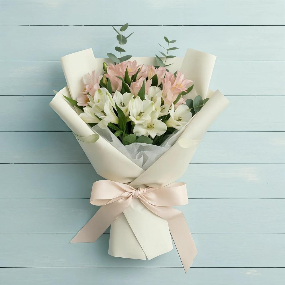 Букет цветов из: Альстромерии в Волот