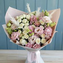 Букет цветов из:  Альстромерии и Розы в Волот